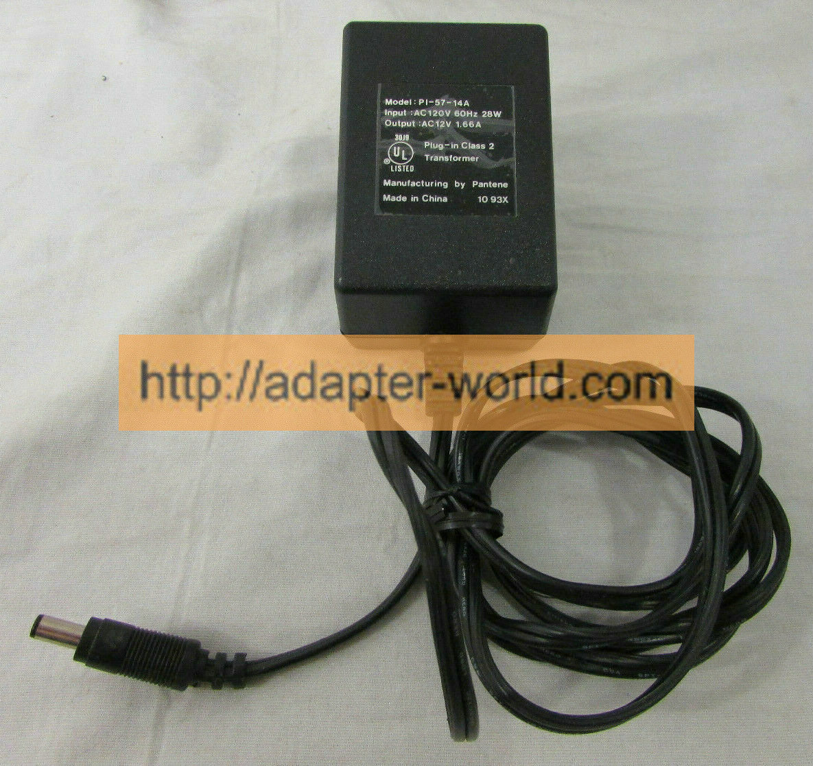 *100% Brand NEW* Pantene PI-57-14A Output 12V AC 1.66A AC AC Adapter Power Supply